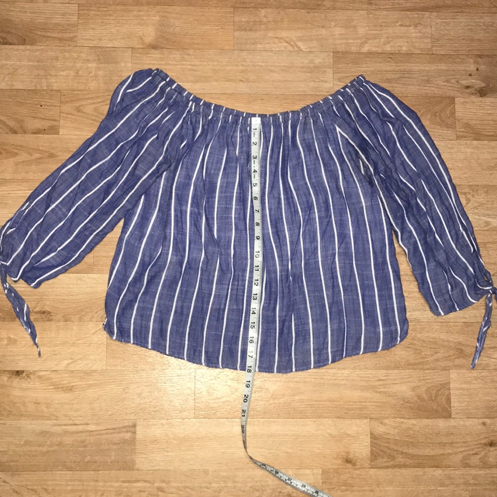 Thread & Supply women’s off the shoulder shirt L - Picture 3 of 5